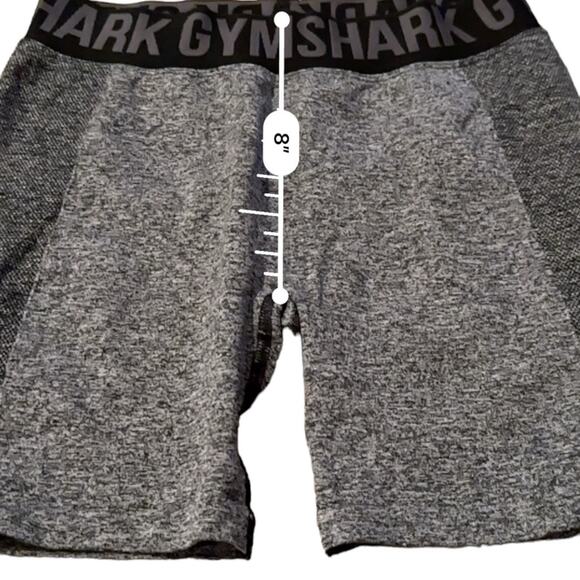 Gymshark‎ Flex Mid Rise Activewear Flex Shorts in Heather Gray Size S - Picture 5 of 7